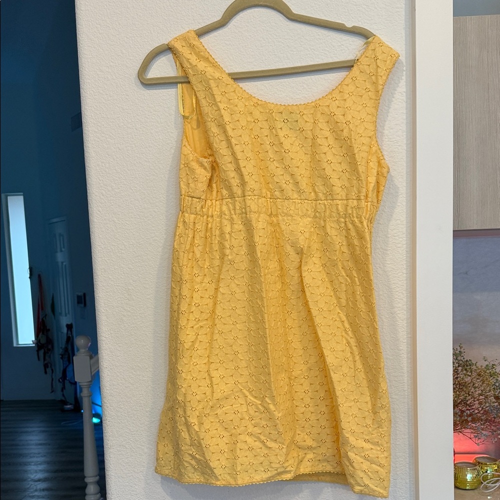 Juicy Couture Yellow eyelet Dress with Bow - Picture 5 of 5